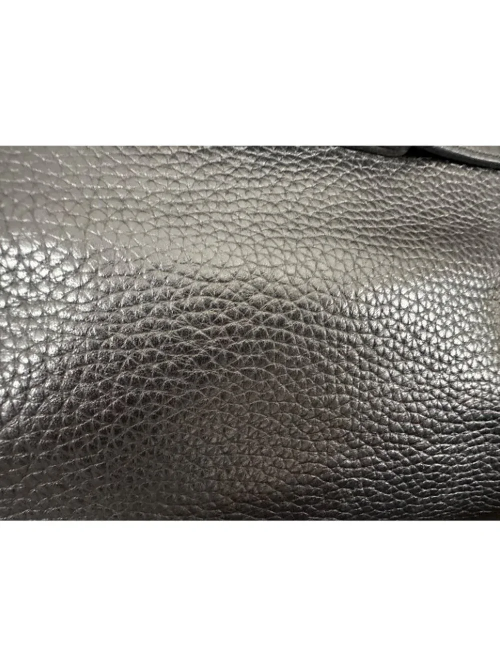 Coach Swagger 27 All Black Pebbled Leather Bag Satchel Timeless Classic
